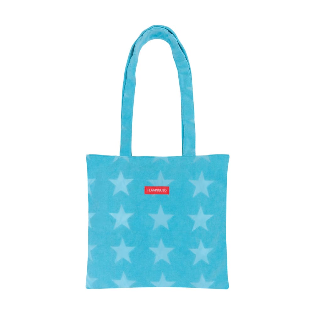 Sac de plage polyester étoiles bleu