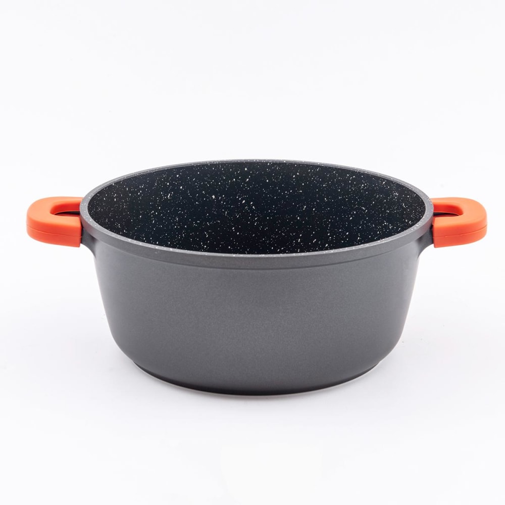 Faitout noir 24cm revêtement céramique