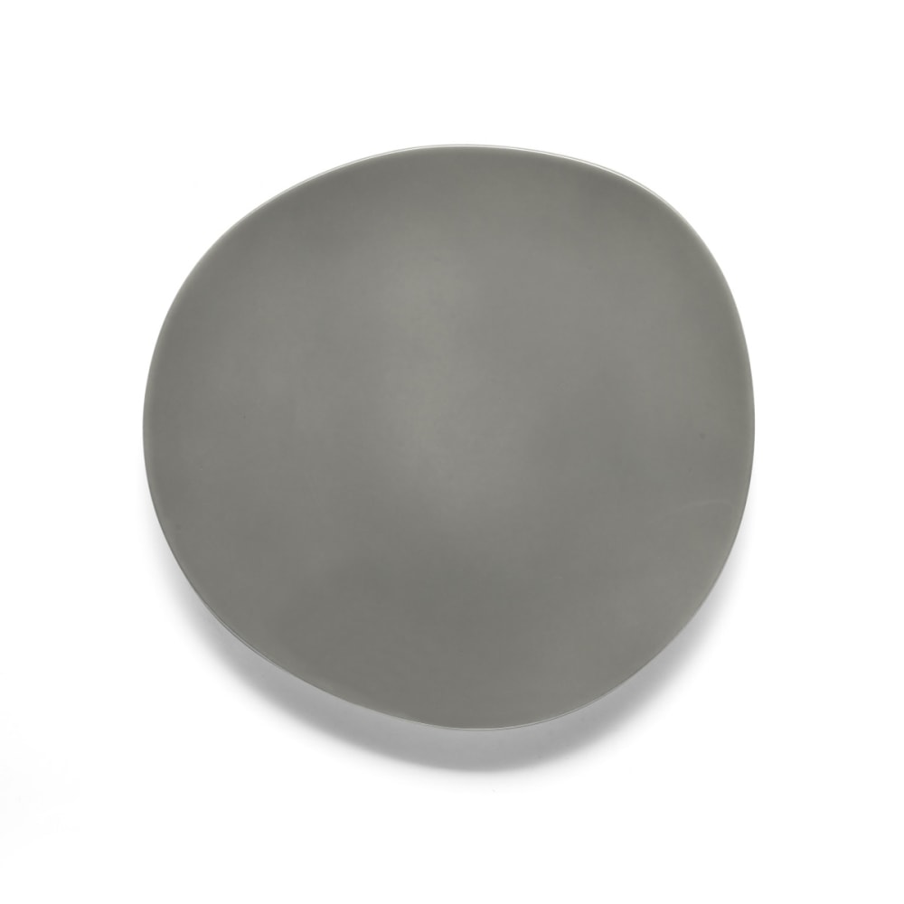 Assiette dessert en porcelaine gris Assiette dessert en porcelaine gris
