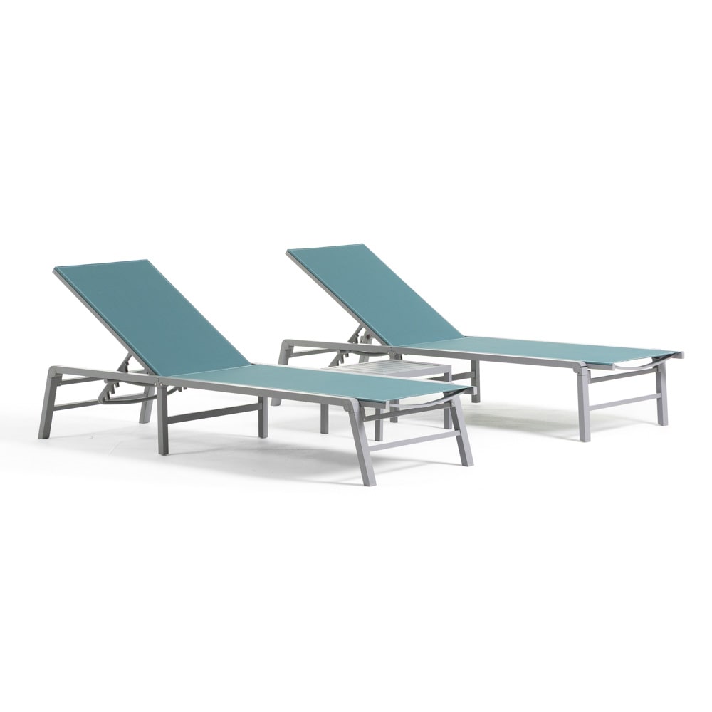 Lot 2 bains soleil - table