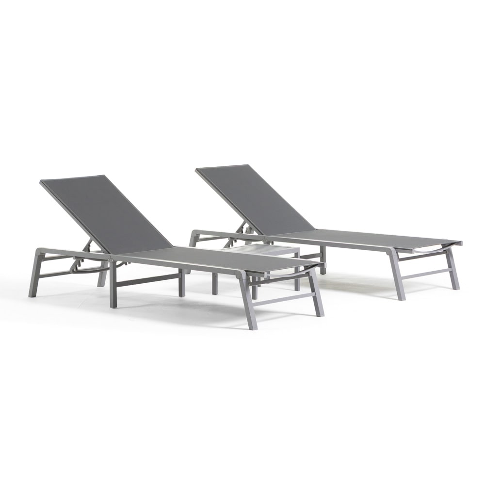 Lot 2 bains soleil - aluminium