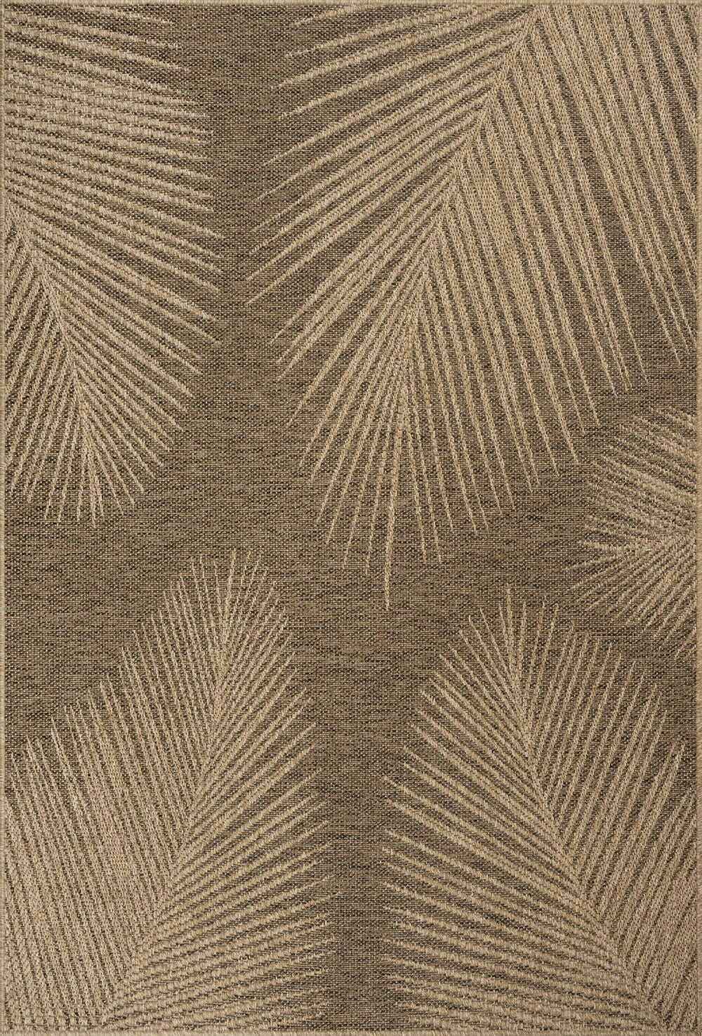 Tapis extérieur jute palmier - Nature - 140 x 200 cm