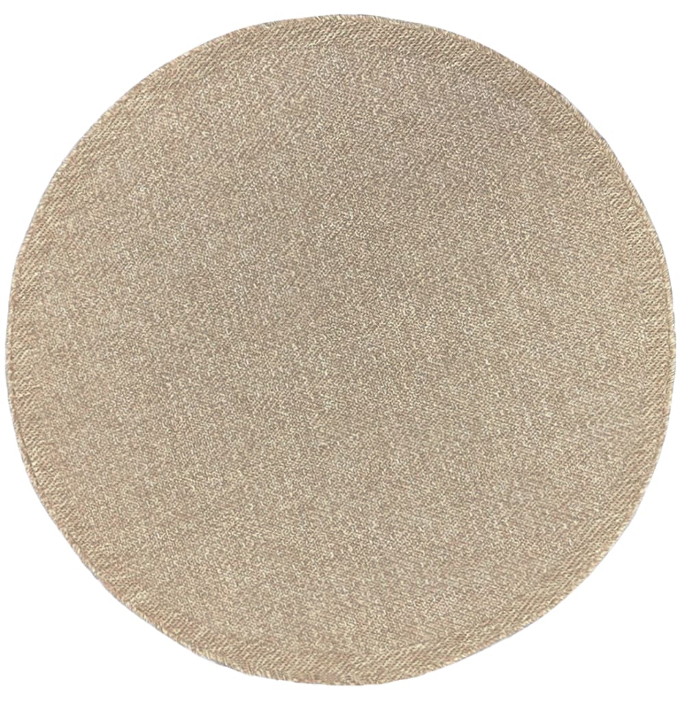 Tapis extérieur jute intempéries - Nature - 120 cm, Rond
