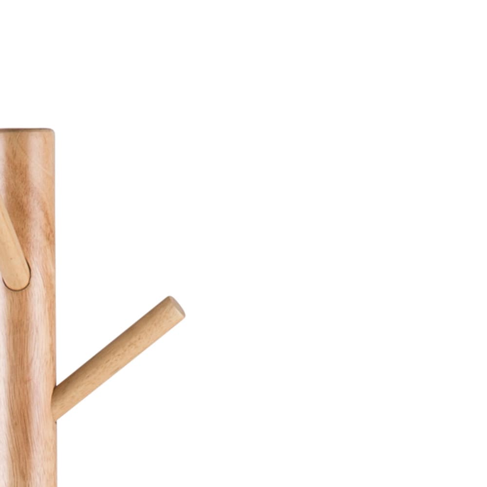 Porte-manteaux en bois h176cm - bois clair — vue 4