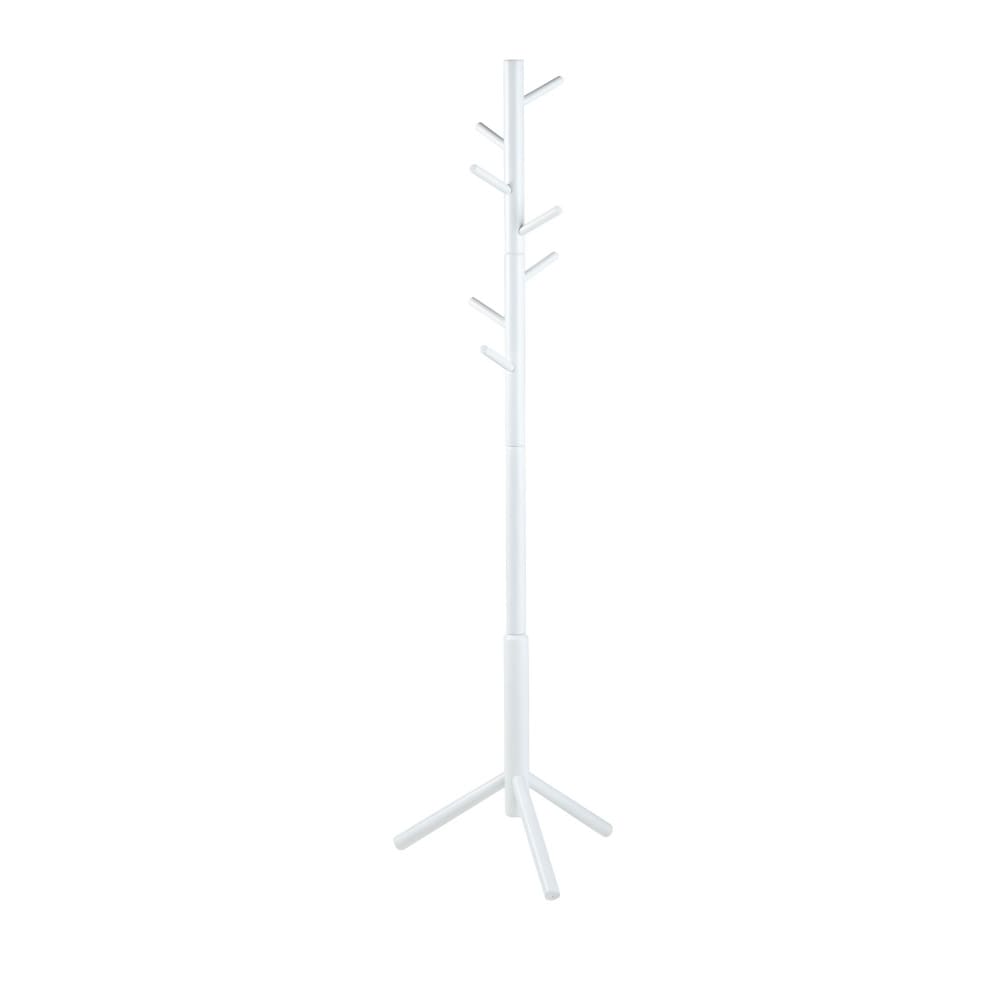 Porte-manteaux en bois H176cm - Blanc