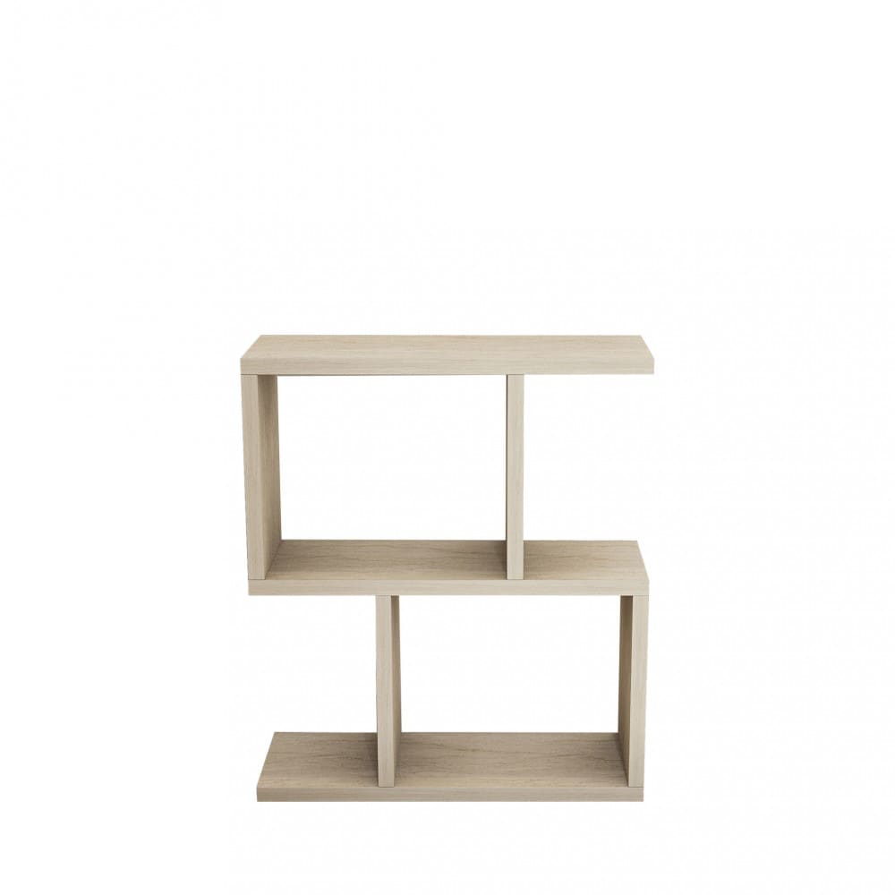 Table d'appoint effet travertin - beige Table d'appoint effet travertin - beige