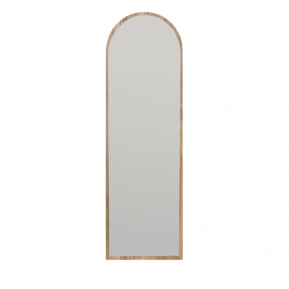 Miroir sur pieds en bois 50x160cm - Bois foncé