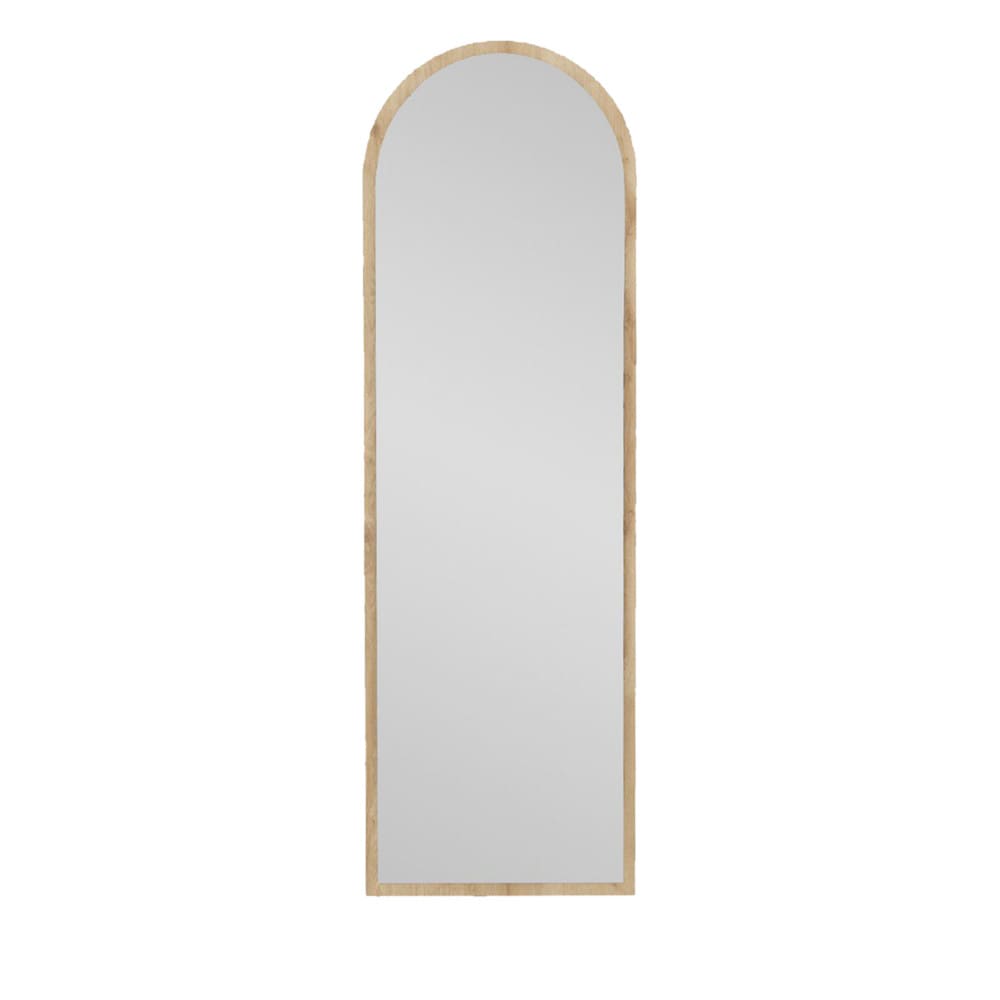 Miroir sur pieds en bois 50x160cm - Bois clair