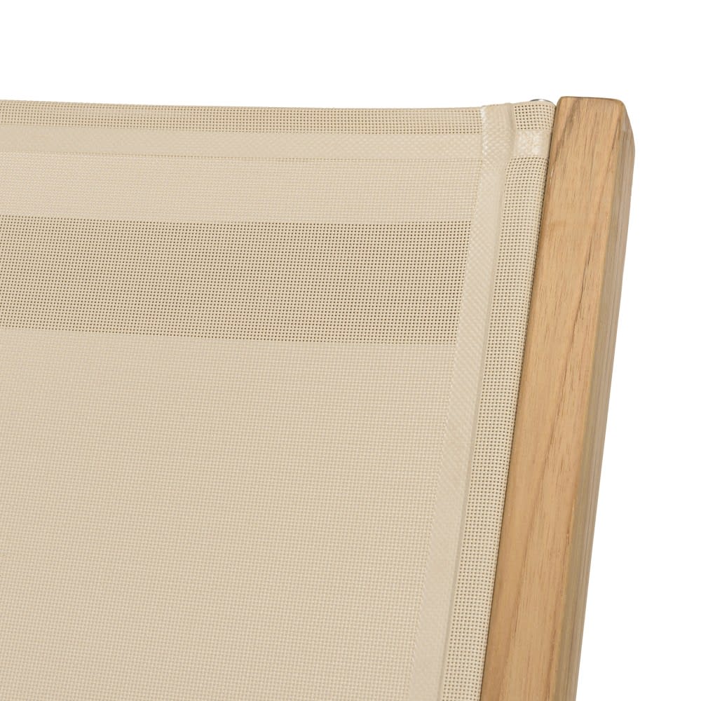 Bain de soleil textilène couleur beige