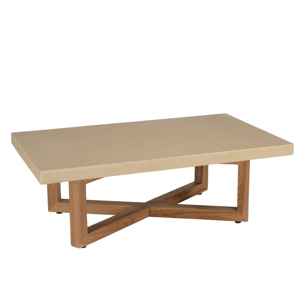 Table basse rectangulaire - teck