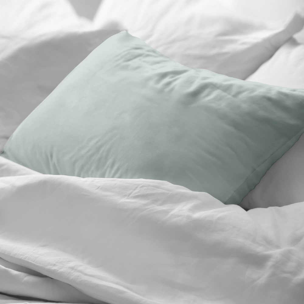 Kissenbezug aus 100% Baumwolle 200 Fäden mintgrün 48x125 cm -