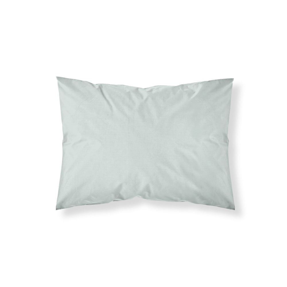 Taie d’oreiller 100% coton 200 fils menthe 50x80 cm
