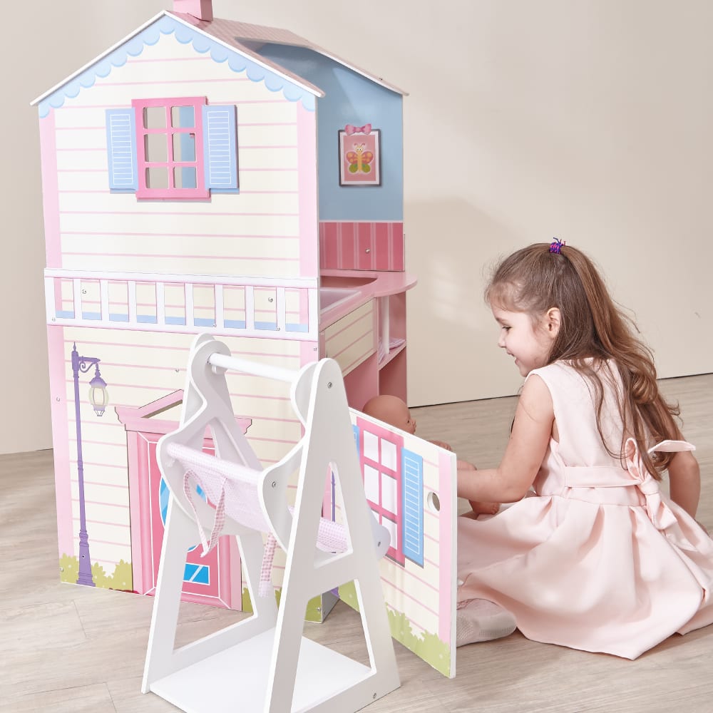 Wickeltisch für Puppen 102 cm, Rosa - Maisons Du Monde