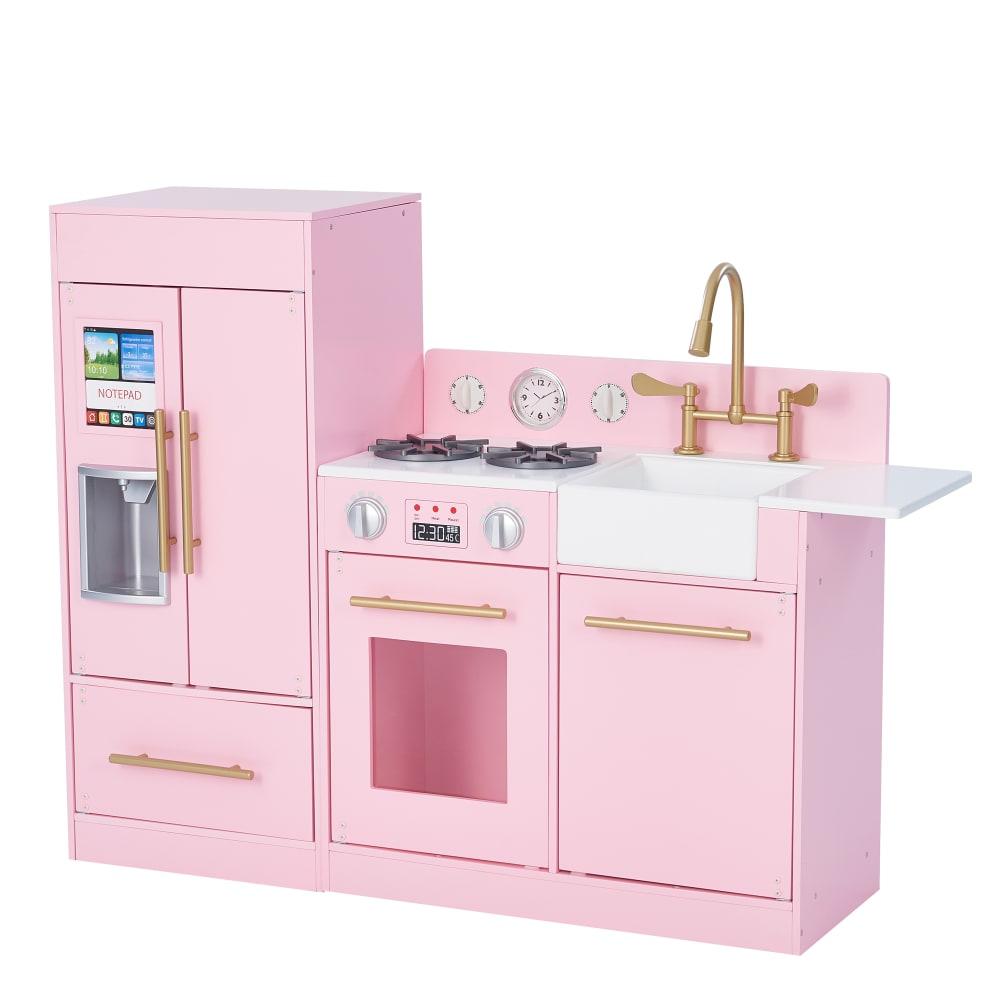 Teamson Holz-Kinderküche 81 cm, Rosa ROSA HOLZ Kinder