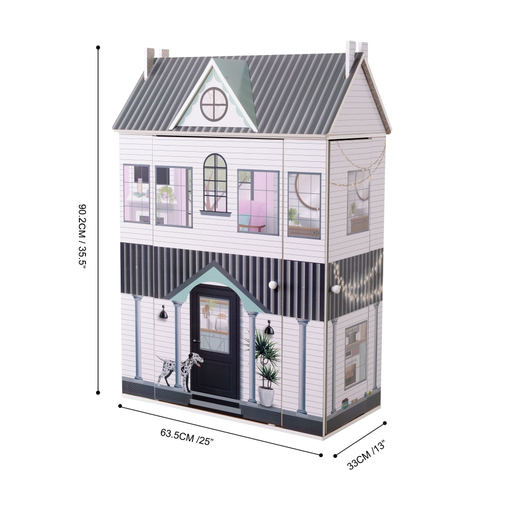 Puppenhaus 90 cm, Grau - Maisons Du Monde