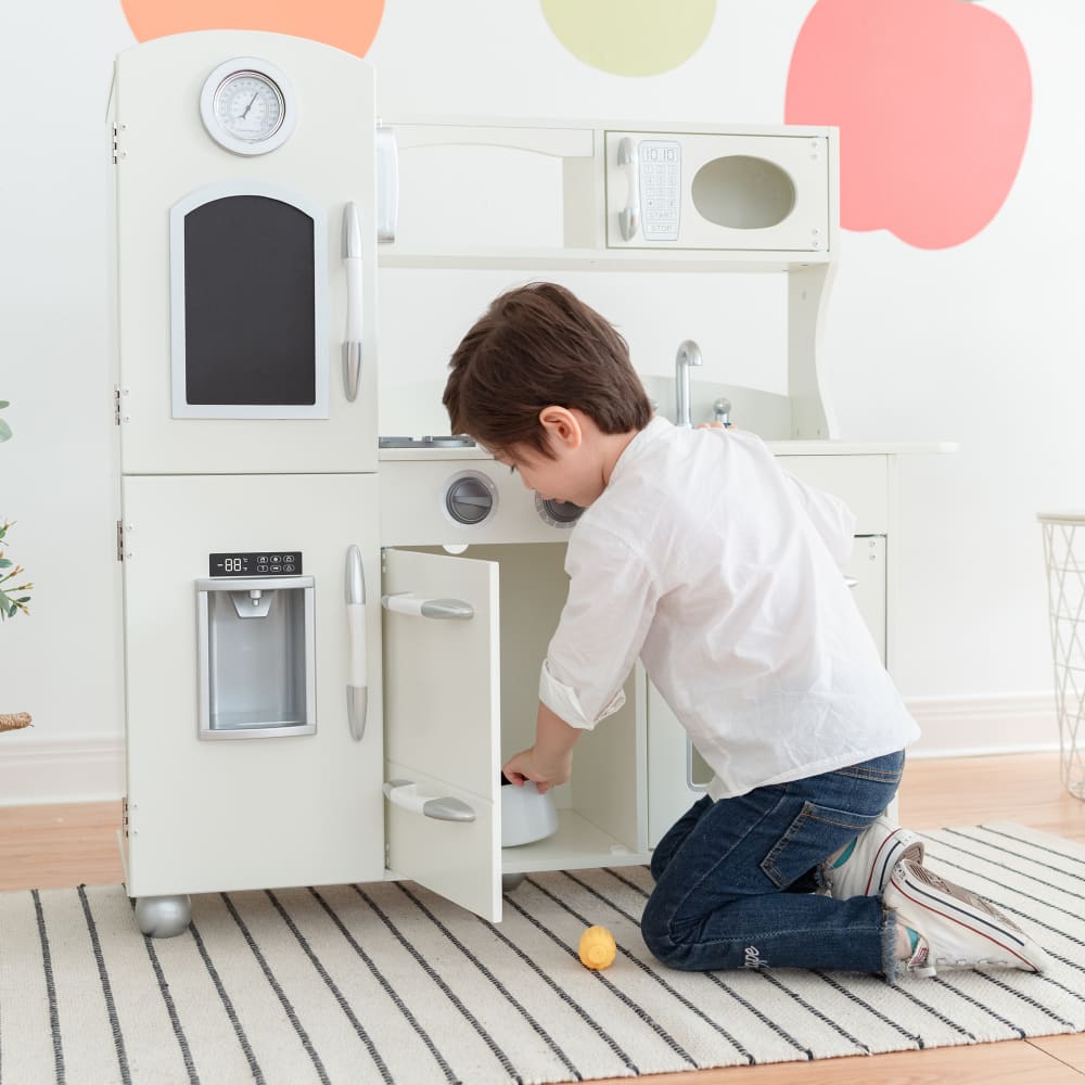 Holz-Kinderküche 93,3 cm, Elfenbein - Maisons Du Monde