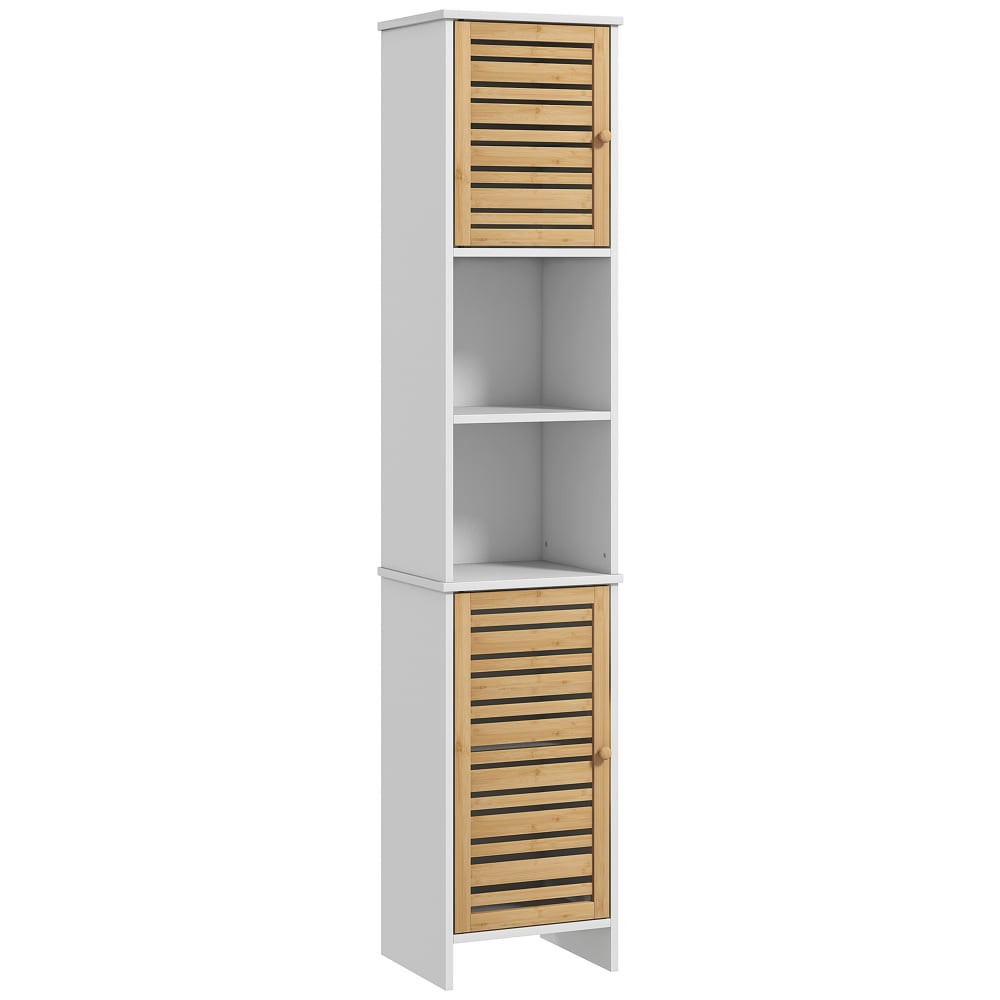 Meuble colonne salle - bambou