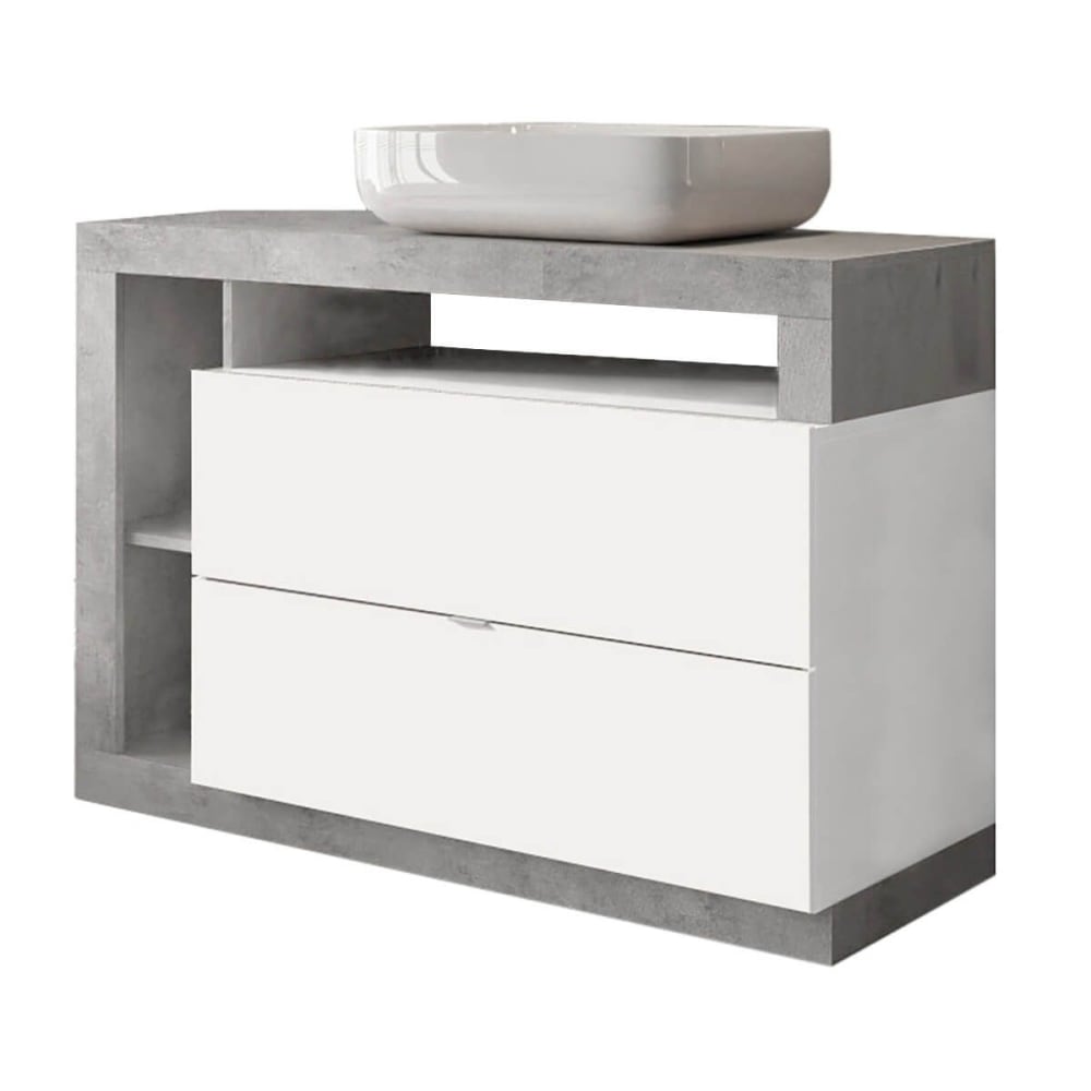 Meuble vasque 110cm 2