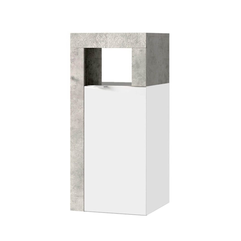 Rangement 1 porte blanc
