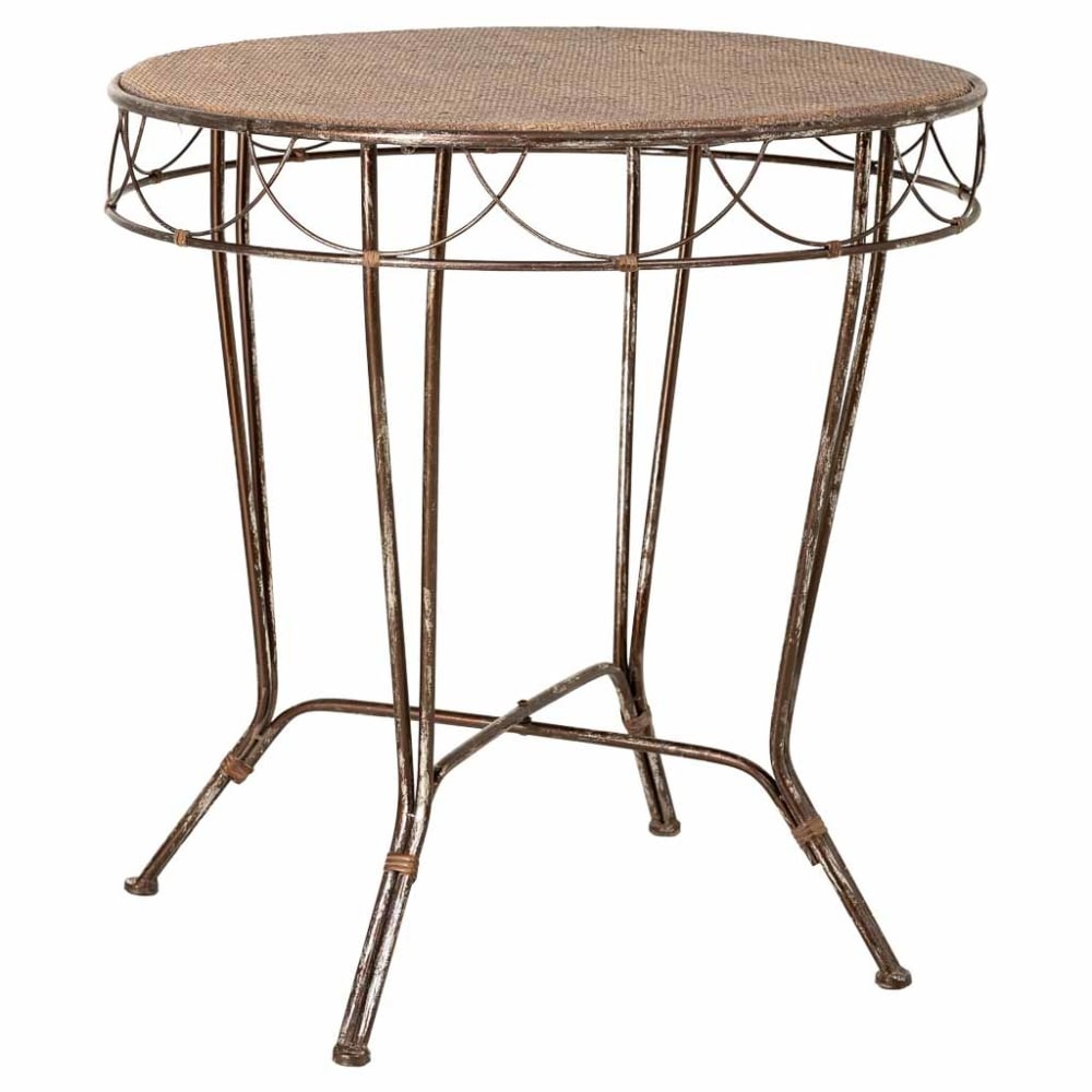Table en métal 75.5x75.5x77h cm Table en métal 75.5x75.5x77h cm