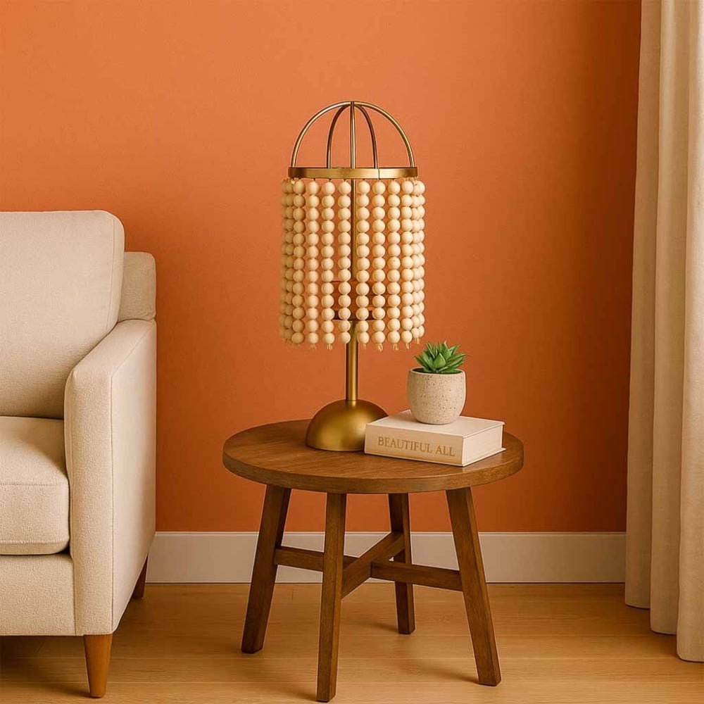 Lampe de table en métal 19x19x33/61h cm — vue 3
