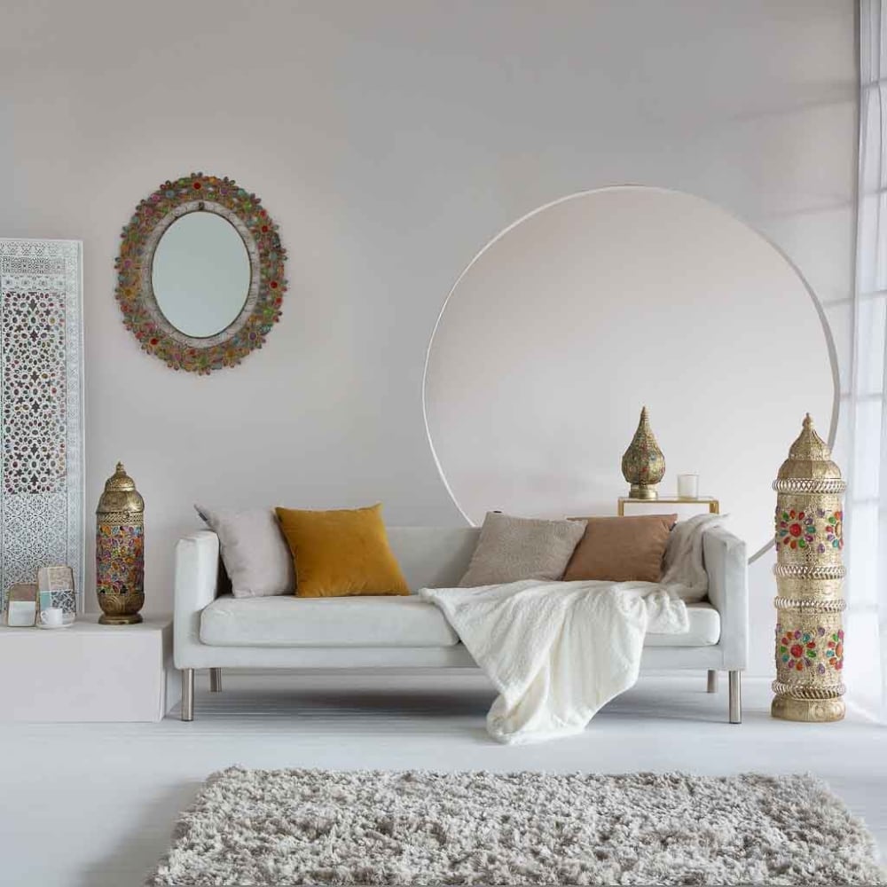 Metallampe mit buntem Acrylglas - Maisons Du Monde
