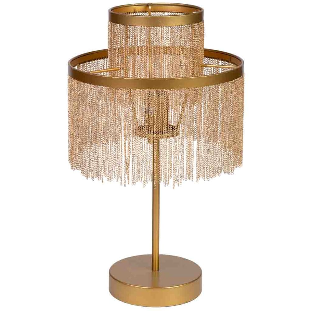 Lampe de table en métal 30x30x35/50h cm