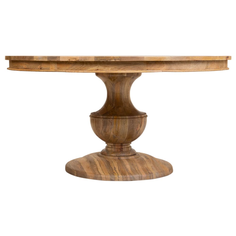 Runder Esstisch aus Mangoholz, fertig D150x77 - Maisons Du Monde
