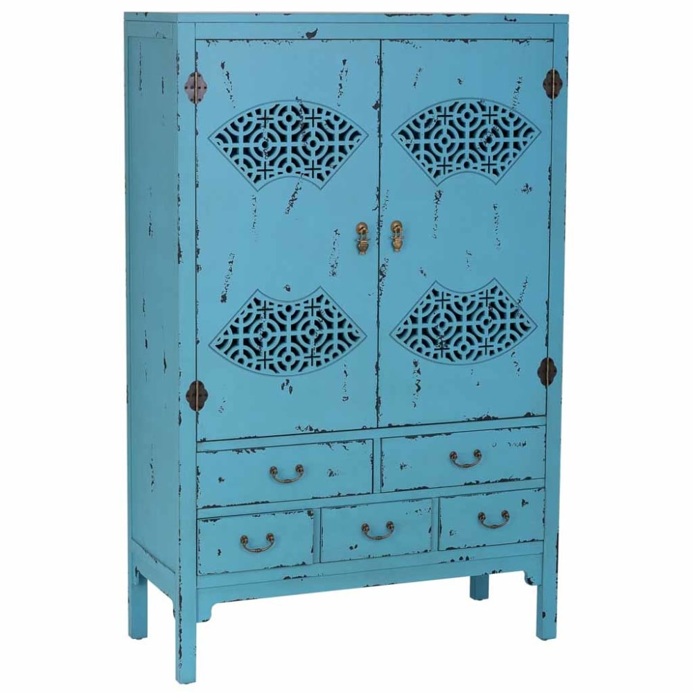 armoire en bois vieilli