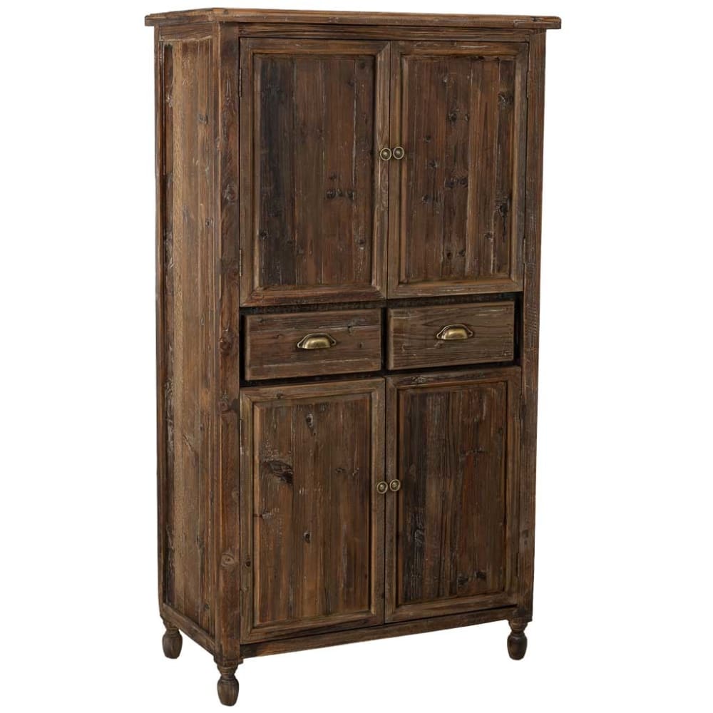 armoire en bois avec - tiroirs