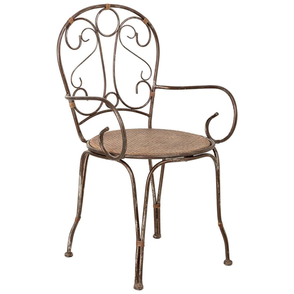 chaise en métal 53x50x45/93h