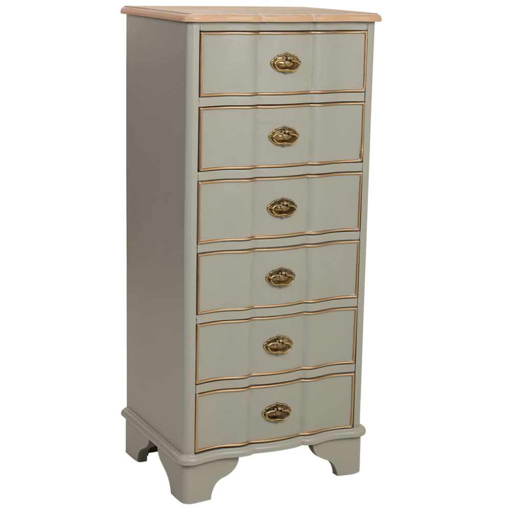 chiffonnier en bois vert