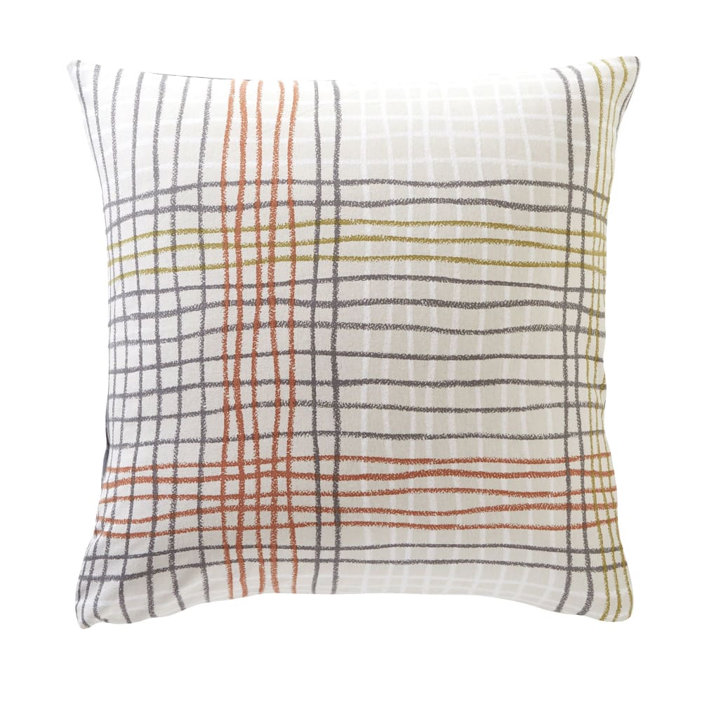 Taie sac en coton gris 50x70cm