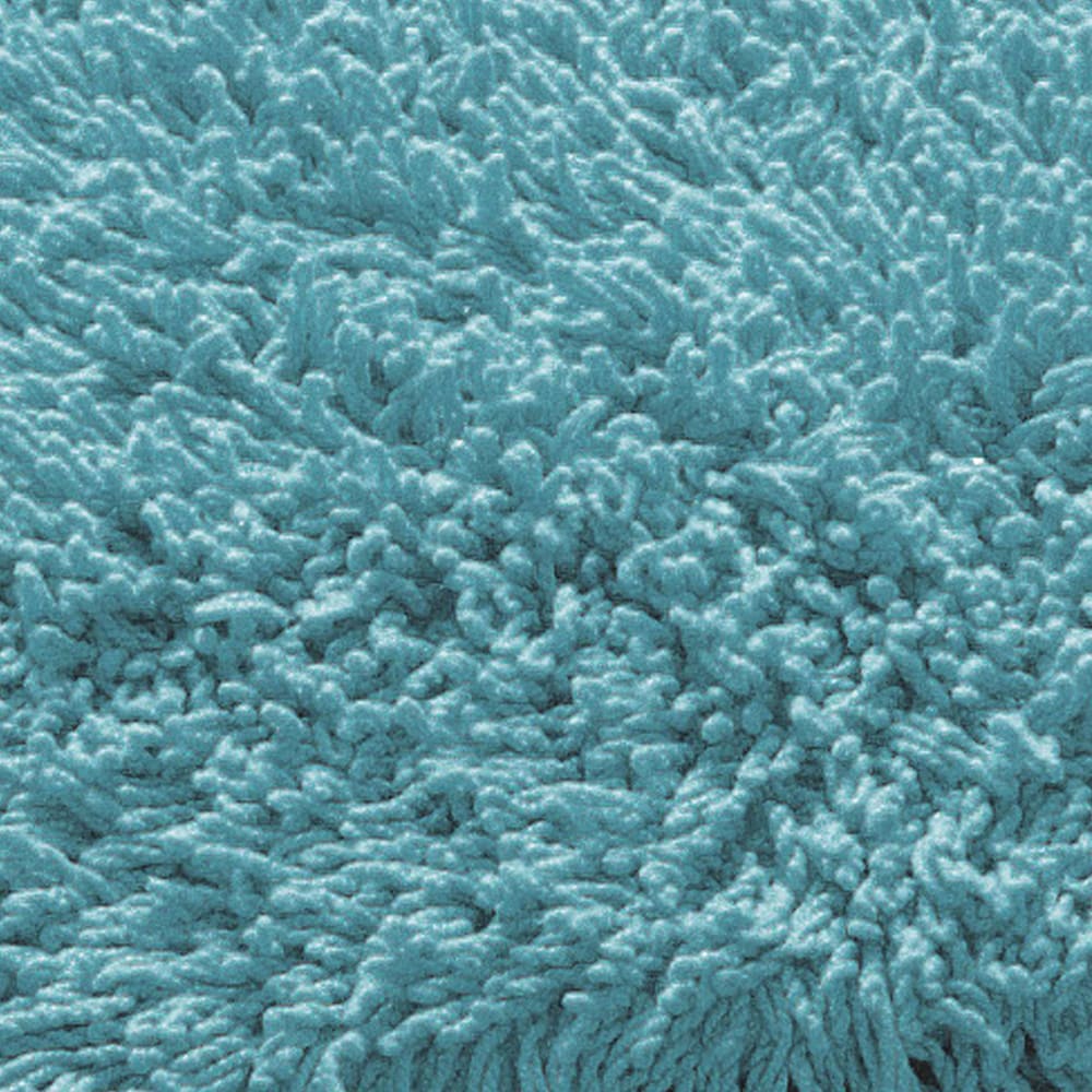 Tapis 1/2 lune en coton vert céladon 55x85cm — vue 4