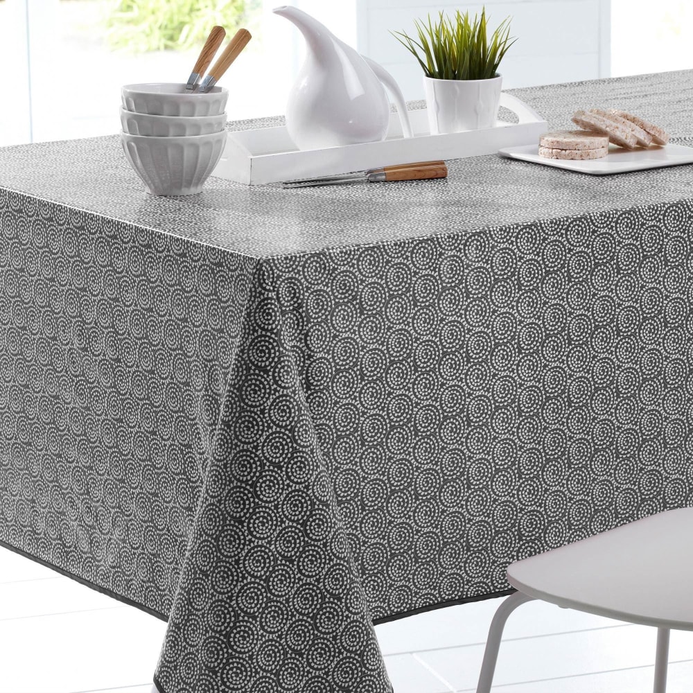 Nappe en pvc gris 140x200cm