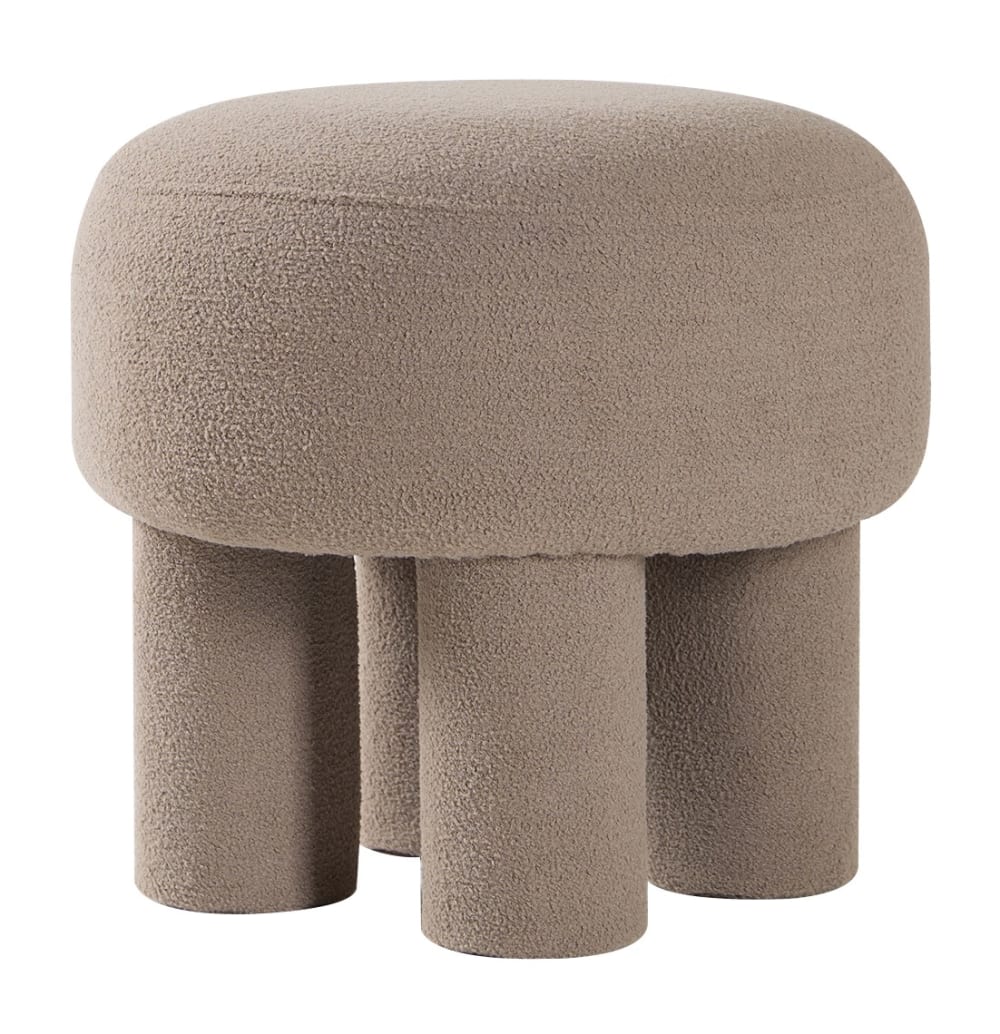 Pouf de salon scandinave