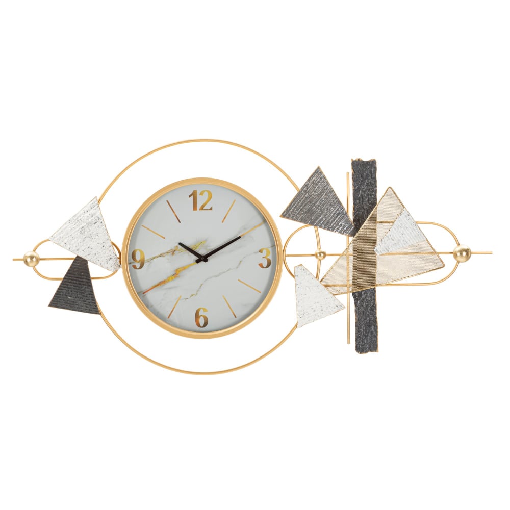 horloge murale en métal