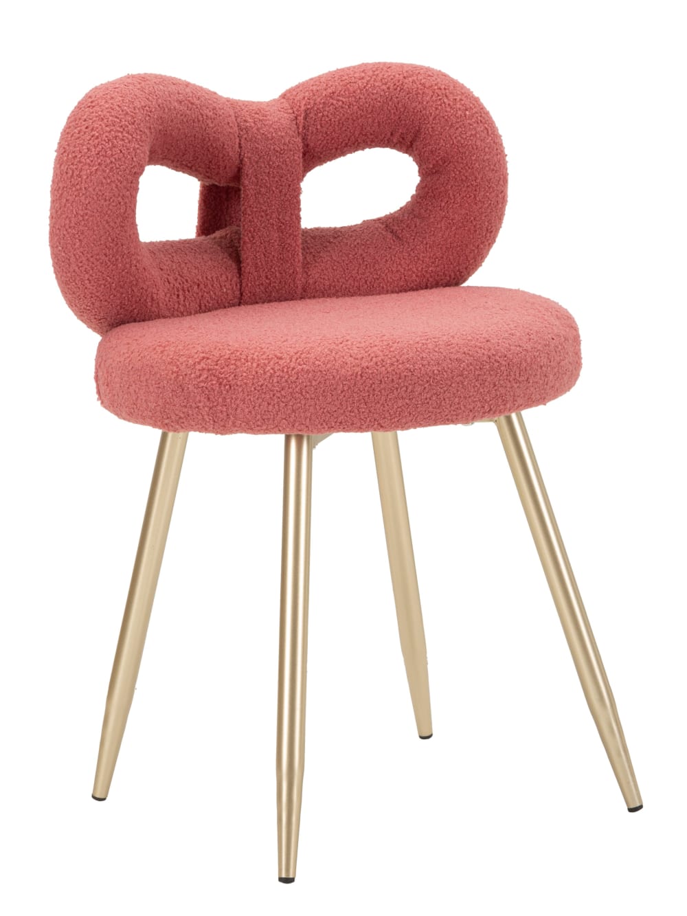 Mini-Teddy-Sessel in Rosa, ø 40 x 67 cm - Maisons Du Monde