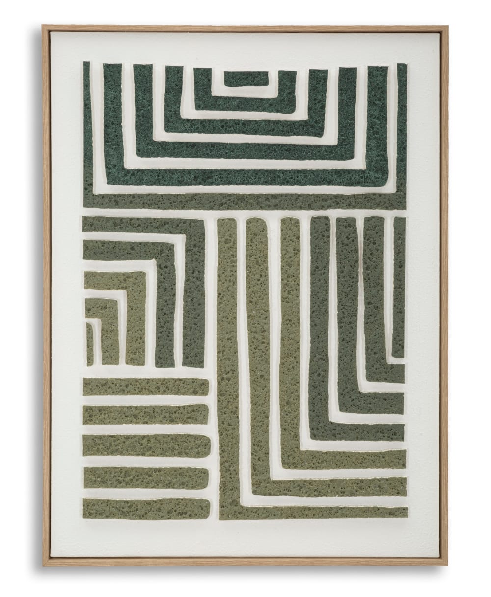 Gemälde auf Leinwand mit Rahmen, 60 x 2,9 x 80 cm - Maisons Du