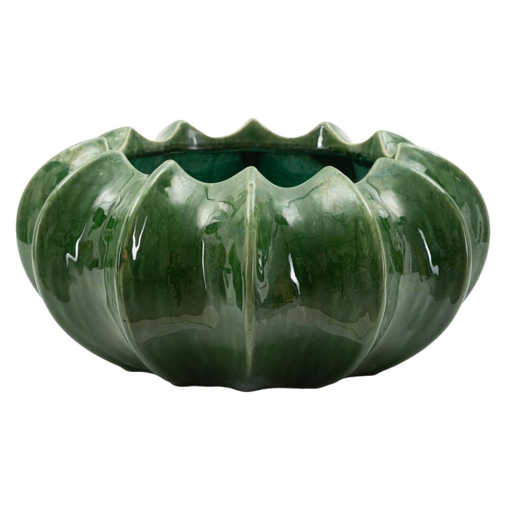 Vase en céramique verte cm ø 31x16