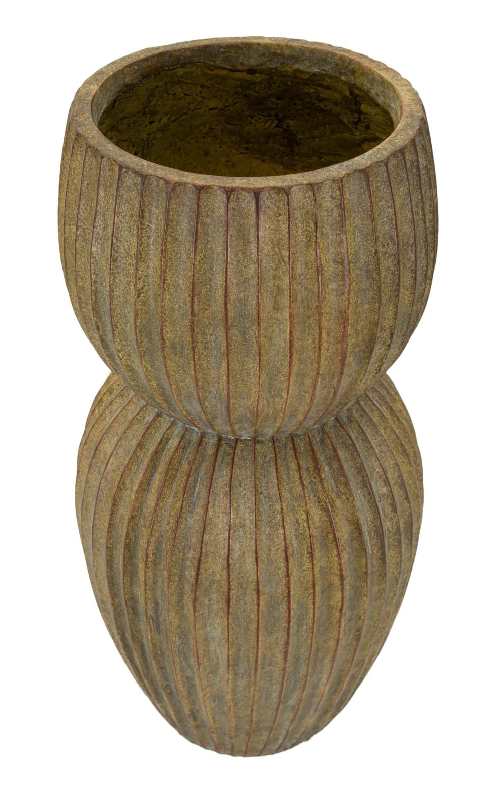 Vase en magnésium vert sale cm ø 25x52,5