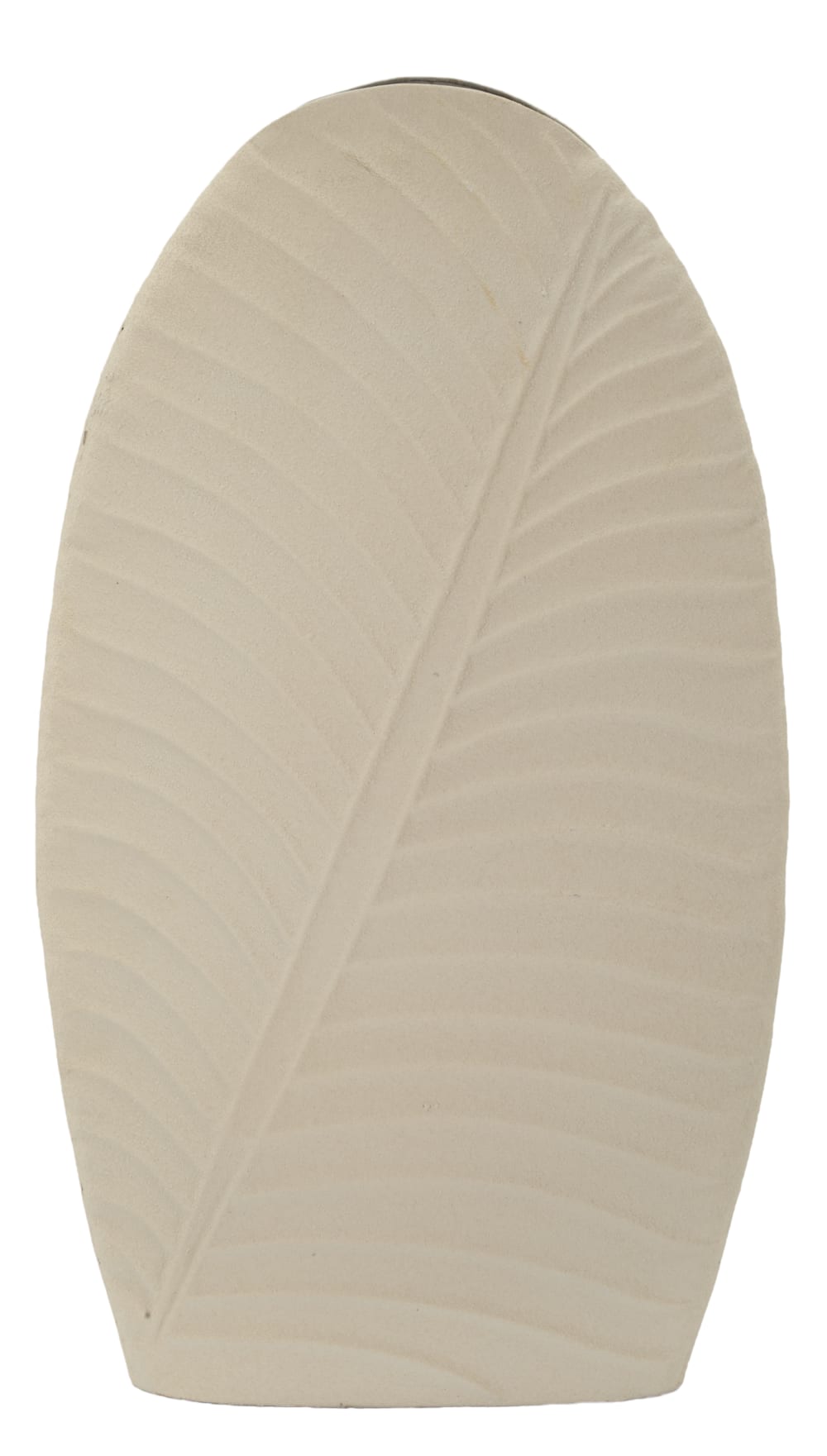 Vase en métal couleur crème cm 31x13x53,5