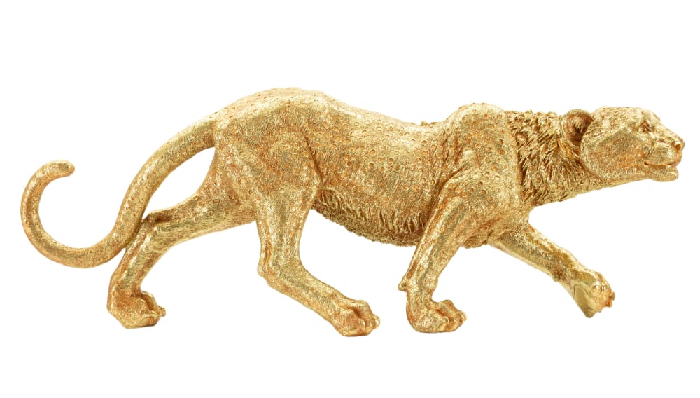 Goldene Harzstatue 89x21x33 cm - Maisons Du Monde