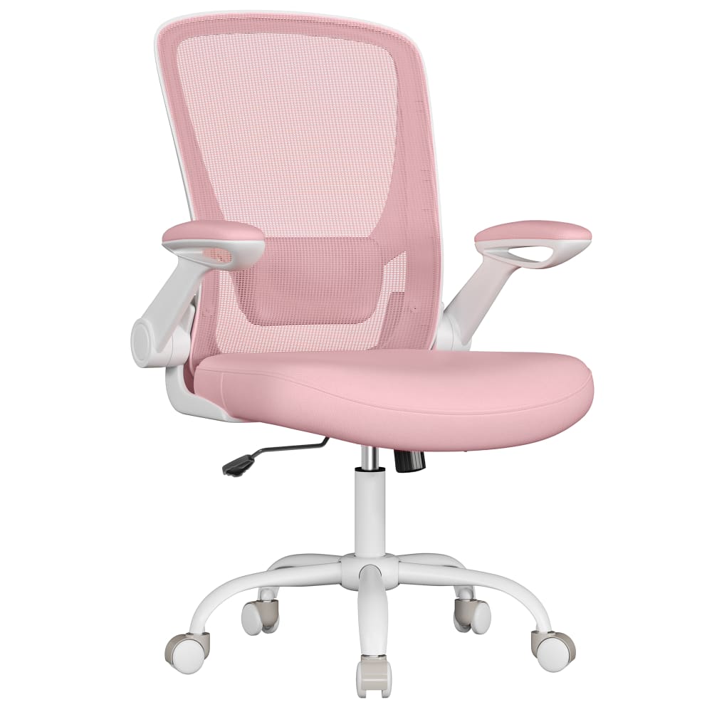chaise de bureau ergonomique - rose