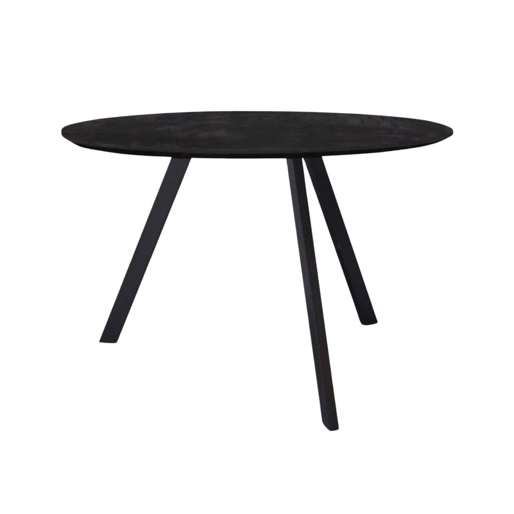 Benoa Esstisch Berlin Ø150cm, Schwarz Schwarz Holz