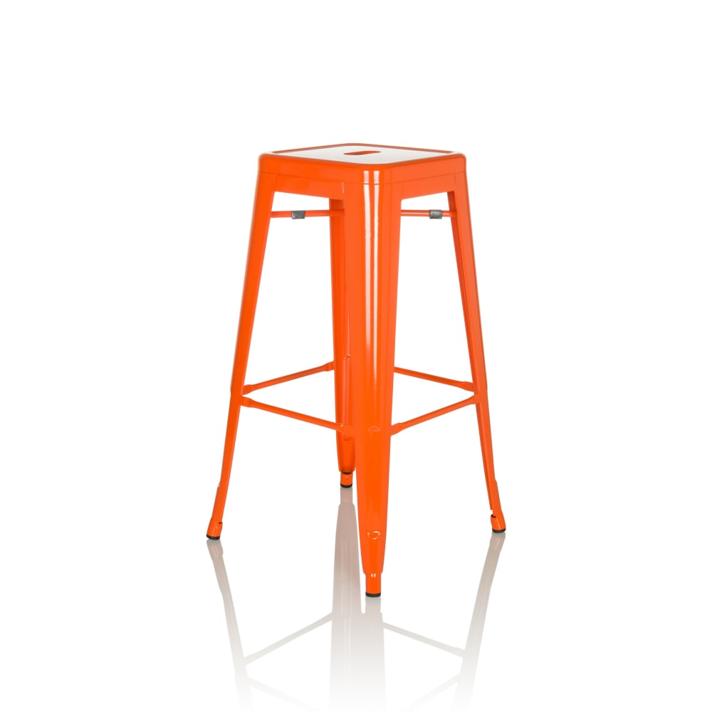 Barhocker aus Metall, Orange - Maisons Du Monde