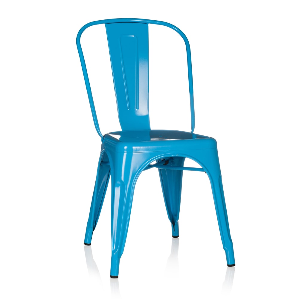 Bistrostuhl aus Metall, Hellblau - Maisons Du Monde