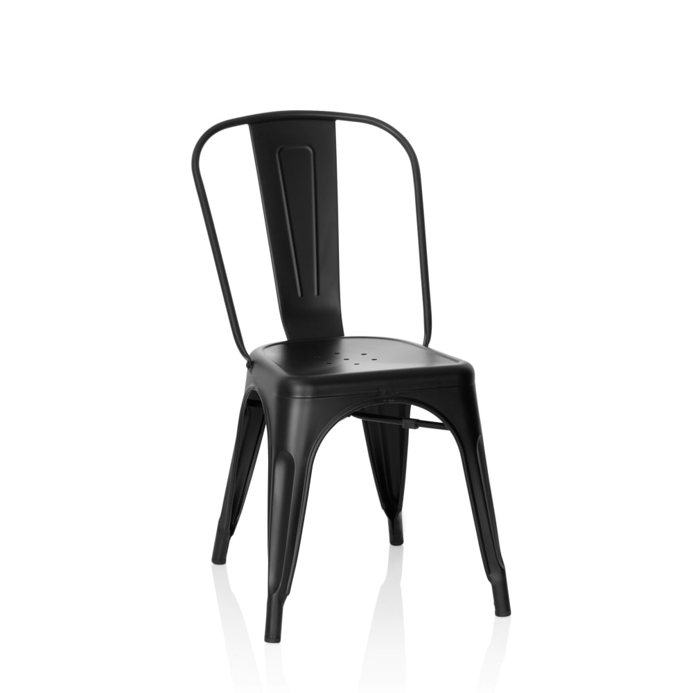 Bistrostuhl aus Metall, Schwarz - Maisons Du Monde