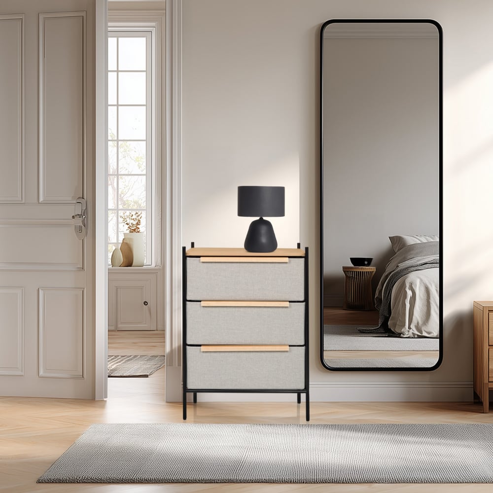 Kommode mit 3 Schubladen Taupe - Maisons Du Monde