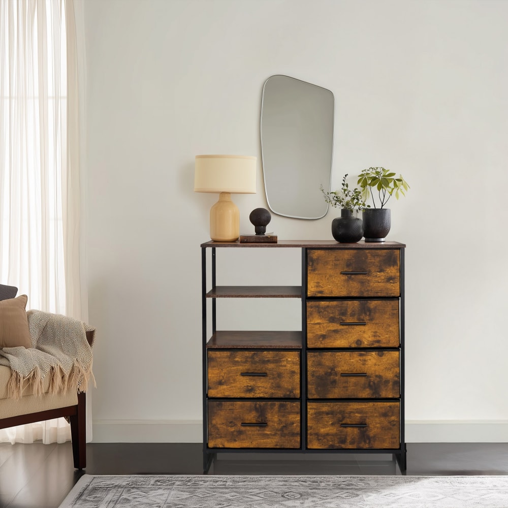 Kommode mit 6 Schubladen Räuchereiche - Maisons Du Monde